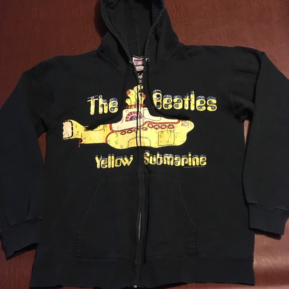 The Beatles Shirts 204 Apple Yellow Submarine Hoodie Y2k 90s M